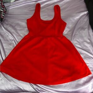 Forever 21 Bright Red Casual Dress